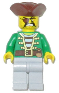 LEGO Minifigure-Pirate Gunner-Pirates / Pirates III-PI147-Creative Brick Builders